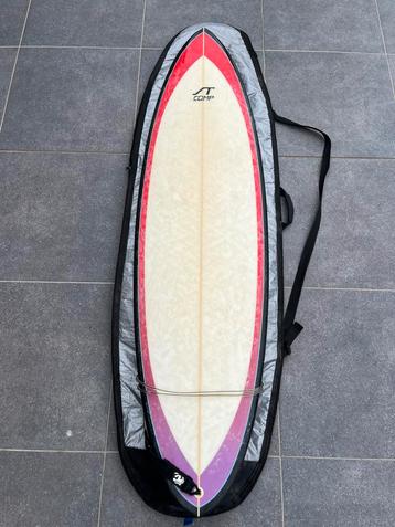 Surfboard 6’6” + Leash + Bag, Enlèvement, Utilisé, Avec cordage