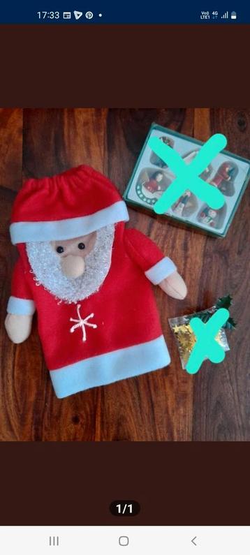 Déco père Noël couvre bouteille, Divers, Noël, Enlèvement ou Envoi