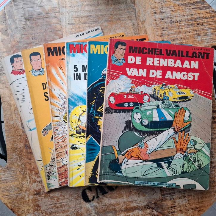 6x Albums Anciens MICHEL VAILLANT Graton Lombard (NL) LOT #2, Boeken, Stripverhalen, Gelezen, Meerdere stripboeken, Ophalen