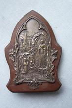 oude decoratie van Lourdes met muziekdoos, Antiek en Kunst, Ophalen of Verzenden