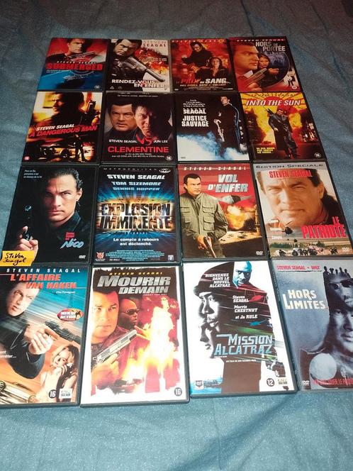 Te koop op dvd: evoluerende lijst van Steven Seagal-films, Cd's en Dvd's, Dvd's | Actie, Zo goed als nieuw, Actie, Vanaf 9 jaar