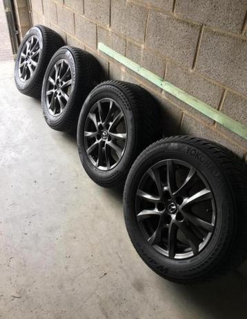 Yokohama winterbanden set op aluminium velgen voor mazda cx3 beschikbaar voor biedingen