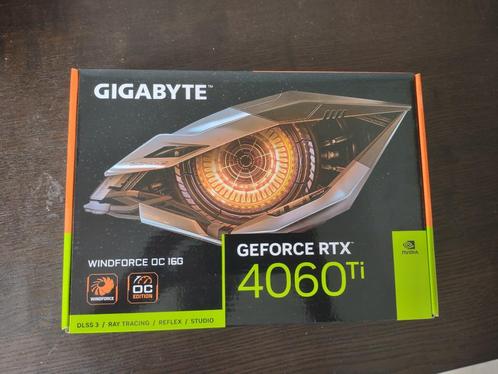 RTX 4060 Ti 16GB, Computers en Software, Videokaarten, Gebruikt, Nvidia, PCI-Express 4.0, GDDR6, HDMI, DisplayPort, Ophalen of Verzenden