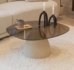 Table basse (table d'appoint), Maison & Meubles, Moins de 50 cm, Comme neuf, Verre, Enlèvement