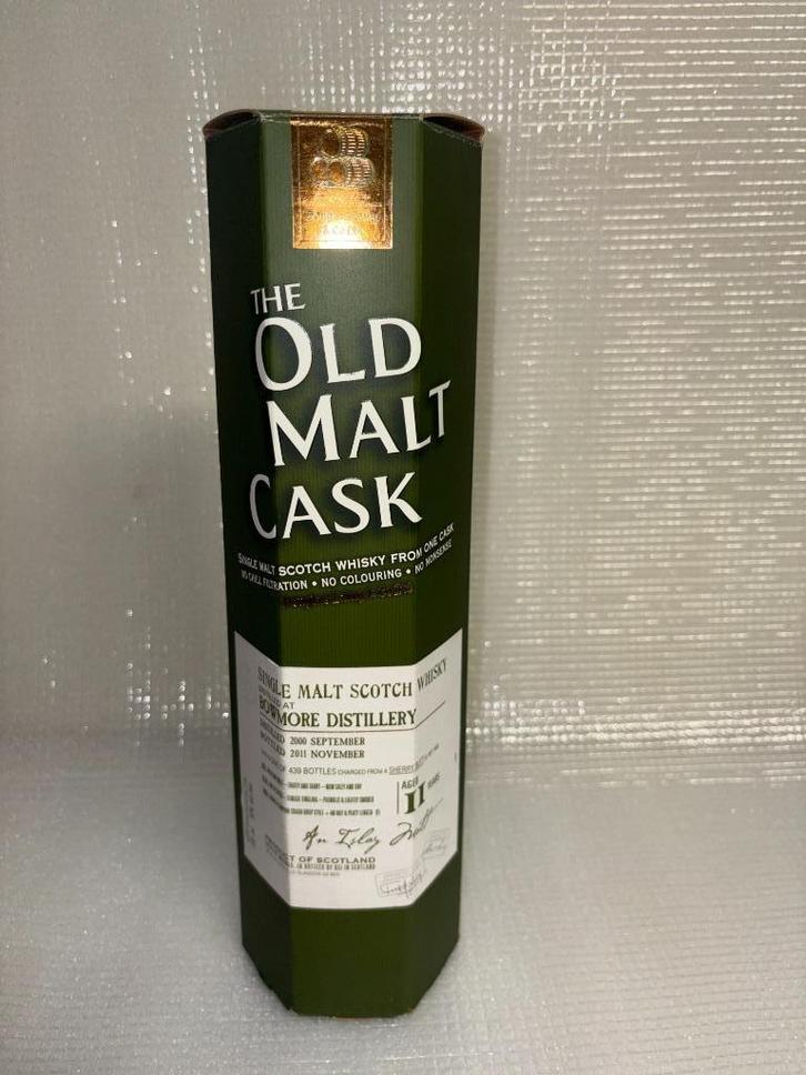 Single Malt Whisky - Bowmore 11y - Old Malt Cask, Verzamelen, Wijnen, Zo goed als nieuw, Overige typen, Overige gebieden, Vol