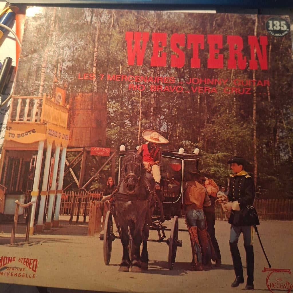 33 Tour WESTERN LP 5007 Compil.Les 7 enaire - Johnny Guita, Ophalen of Verzenden, Zo goed als nieuw