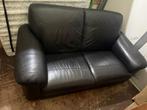 Lederen 2 zit, Huis en Inrichting, Zetels | Zetels, Ophalen, Zo goed als nieuw