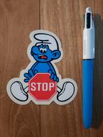 Smurfen Sticker Stop, Ophalen of Verzenden, Zo goed als nieuw