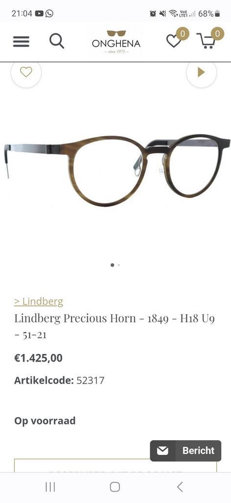 🤑🤩LINDBERG super licht titanium 🤑🤩300€ip1425€zgan!! top!, Handtassen en Accessoires, Zonnebrillen en Brillen | Dames, Nieuw