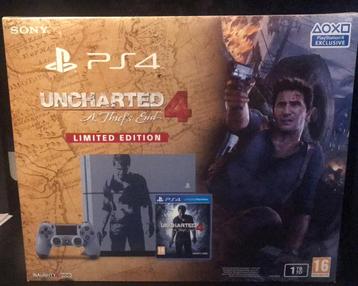 Sony PS4 Limited Edition 1TB Uncharted 4 Console Zeldzaam
