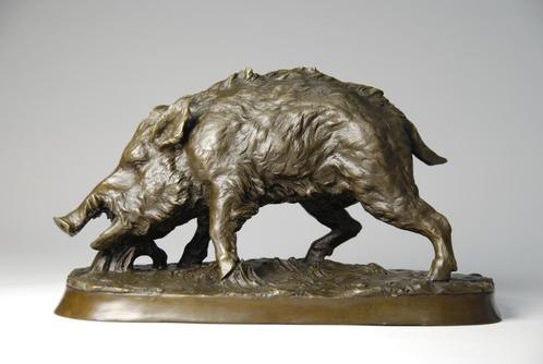 Art animalier- Belle sculpture en bronze- signée Mène, Antiek en Kunst, Kunst | Beelden en Houtsnijwerken, Ophalen of Verzenden