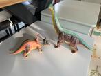 2 zacht aanvoelende dinosaurusfiguren (zacht), Ophalen of Verzenden, Zo goed als nieuw
