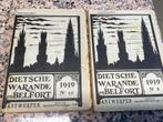 Lot van 2 maandschriften DIETSCHE WARANDE en BELFORT 1919, Boeken, Ophalen of Verzenden, 20e eeuw of later, Gelezen