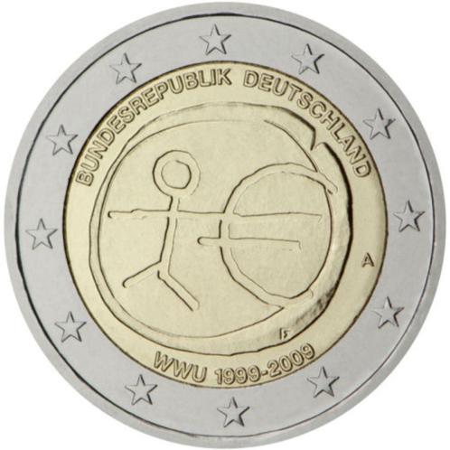 2 euro, €2 Duitsland 2009 letter J, Postzegels en Munten, Munten | Europa | Euromunten, Losse munt, 2 euro, Duitsland, Ophalen of Verzenden