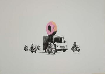 Banksy - Strawberry Donut beschikbaar voor biedingen