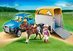 Playmobil: Voertuig met paardentrailer set 5223, Ophalen, Zo goed als nieuw