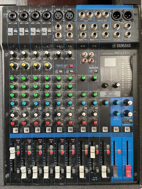 Yamaha MG12XU, Muziek en Instrumenten, Mengpanelen, Gebruikt, 10 tot 20 kanalen, Microfooningang, Ophalen