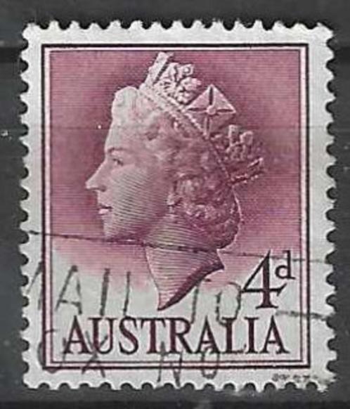 Australie 1957 - Yvert 235 - Koningin Elisabeth II  (ST), Timbres & Monnaies, Timbres | Océanie, Affranchi, Envoi