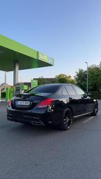 Mercedes Benz C180 ( AMG PAKKET/STAGE 1), Auto's, Automaat, Achterwielaandrijving, Leder en Stof, Zwart