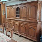 Antieke eetplaats, buffetkast en grote tafel met 6 stoelen, Ophalen
