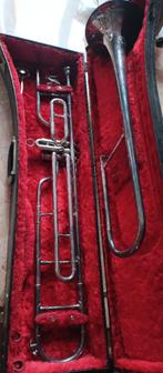 Trombone, Musique & Instruments, Instruments à vent | Trombones, Enlèvement, Comme neuf, Autres types, Avec valise