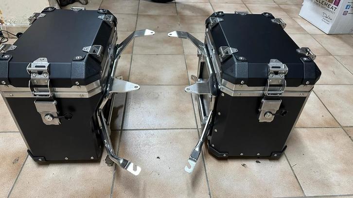 Kofferset met rek voor BMW R1200/1250 GS en GSA, Motoren, Accessoires | Koffers en Tassen, Nieuw, Ophalen