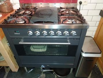 Boretti gasvuur/oven + Boretti dampkap, Enlèvement, Comme neuf