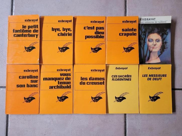 Exbrayat livres de poche, Boeken, Detectives, Gelezen, Ophalen of Verzenden