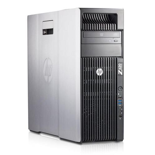 HP Z620, Informatique & Logiciels, Ordinateurs de bureau, Reconditionné, 3 à 4 Ghz, SSD, 32 GB, Avec carte vidéo, Enlèvement