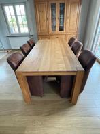 Tafel, Huis en Inrichting, Ophalen, Gebruikt, Eikenhout, Vijf personen of meer