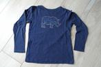 Donkerblauwe longsleeve neushoorn JBC maat 128, Kinderen en Baby's, Gebruikt, JBC, Ophalen of Verzenden, Shirt of Longsleeve