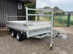 Aanhangwagen dubbelas 280kg, Auto diversen, Aanhangers en Bagagewagens, Ophalen, Gebruikt