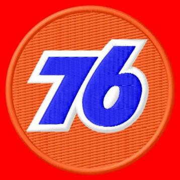 Patch Union 76 logo Gasoline - 125 x 43 mm beschikbaar voor biedingen