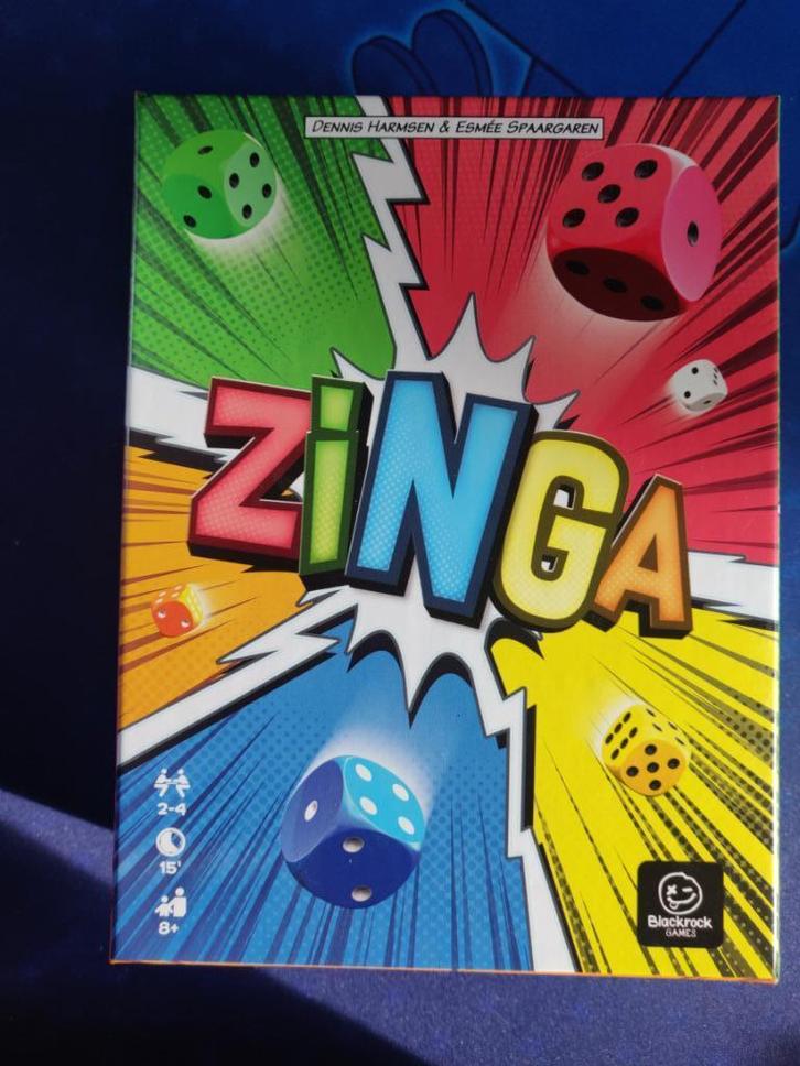jeu ZINGA, Hobby en Vrije tijd, Gezelschapsspellen | Overige, Zo goed als nieuw, Een of twee spelers, Drie of vier spelers, Ophalen of Verzenden