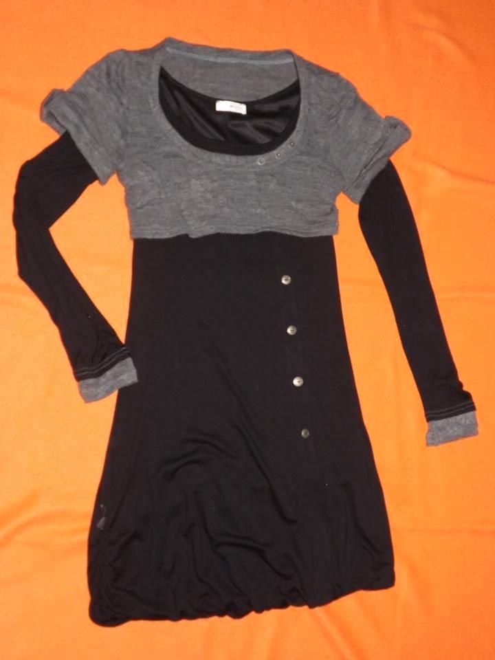 Robe CACHE CACHE noire et grise taille 36, Vêtements | Femmes, Robes, Comme neuf, Taille 36 (S), Noir, Enlèvement ou Envoi