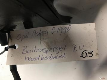 Opel Astra G 1998 Buitenspiegel handbed Rechtsvoor beschikbaar voor biedingen