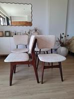 Louis Van Teffelen design stoelen 4stuks gerestaureerd., Huis en Inrichting, Stoelen, Ophalen, Hout, Vintage, Zo goed als nieuw
