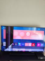 Samsung Qled 75 inch gebarsten scherm, Ophalen, QLED, Zo goed als nieuw, 100 Hz