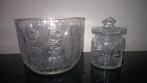 Poolse kristal  : vazen - kom  -  bonbonniere-en meer, Antiek en Kunst, Ophalen of Verzenden