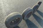 Jantes Audi A3 avec pneus 4-saisons 205/55-16, Auto-onderdelen, Banden en Velgen, Ophalen, Gebruikt, 16 inch, Banden en Velgen