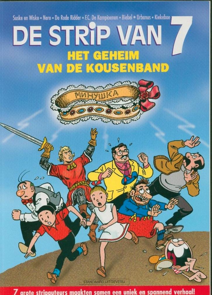 NIEUW de strip van 7 de rode ridder suske en wiske kiekeboe, Verzamelen, Stripfiguren, Nieuw, Suske en Wiske, Ophalen of Verzenden