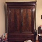 Grande armoire penderie en acajou, Antiquités & Art, Enlèvement