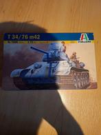 Italeri T34/76 M42 1/72, Hobby en Vrije tijd, Modelbouw | Overige, Ophalen, Nieuw, 1:50 tot 1:144
