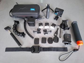 Gopro 10 black + batteriez endurance et accessoires beschikbaar voor biedingen