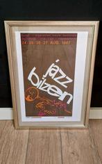 Jazz Bilzen 1967, Verzamelen, Posters, Rechthoekig Staand, Met lijst, Ophalen of Verzenden, Zo goed als nieuw
