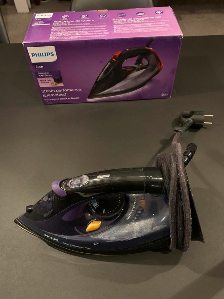 Philips Azur  -60%, Electroménager, Fers à repasser & Planches à repasser, Comme neuf, Enlèvement ou Envoi