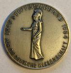 Medaille in silver plated bronze German Science 1965, Postzegels en Munten, Ophalen of Verzenden