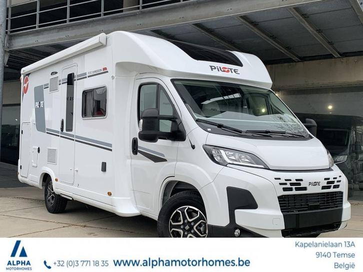 Pilote P690 D Fiat 140 PK automaat (bj 2024), Caravans en Kamperen, Mobilhomes, Bedrijf, Half-integraal, Pilote, Diesel, Automaat