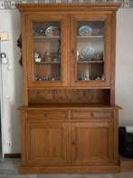 Grenen kasten en grenen tafeltje, Huis en Inrichting, Kasten | Boekenkasten, Ophalen, Gebruikt, 200 cm of meer, Grenenhout