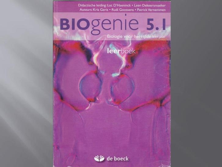 Biogenie 5.1 – leerboek en werkboek, Boeken, Schoolboeken, Gelezen, Biologie, ASO, Ophalen of Verzenden